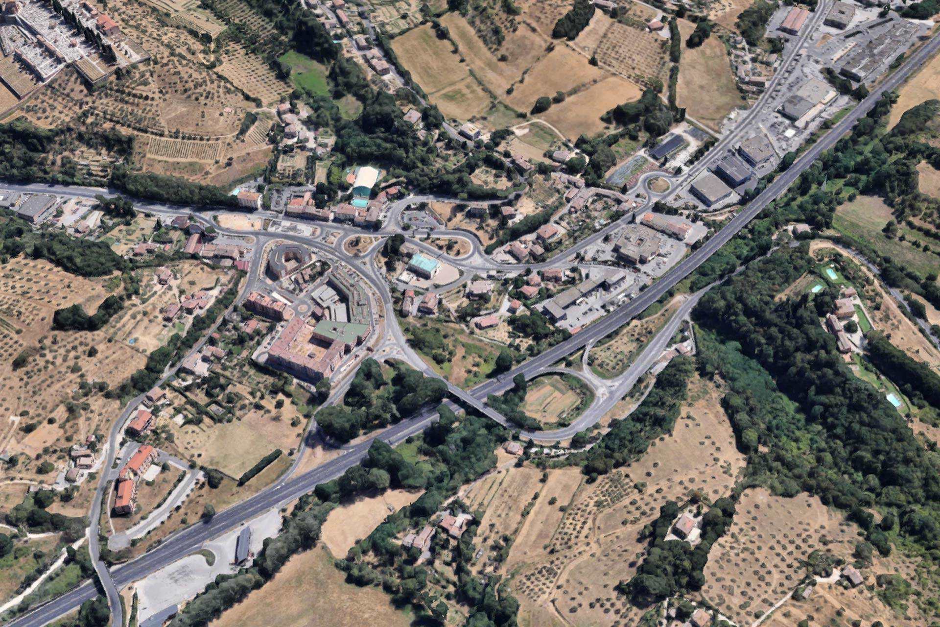 Foto aerea Siena