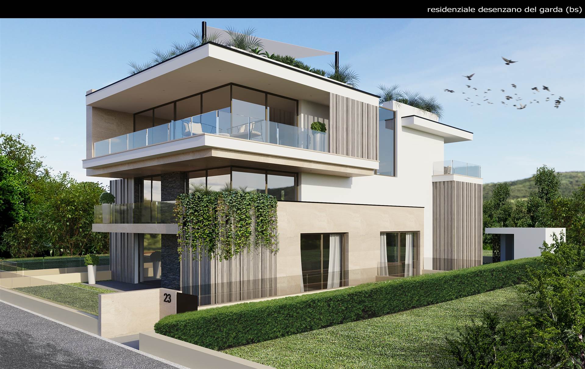 DESENZANO DEL GARDA, Apartment for sale of 77 Sq. mt., New construction, Heating Individual heating system, Energetic class: A+, placed at 1° on 2, composed by: 3 Rooms, Kitchenette, , 2 Bedrooms, 1 