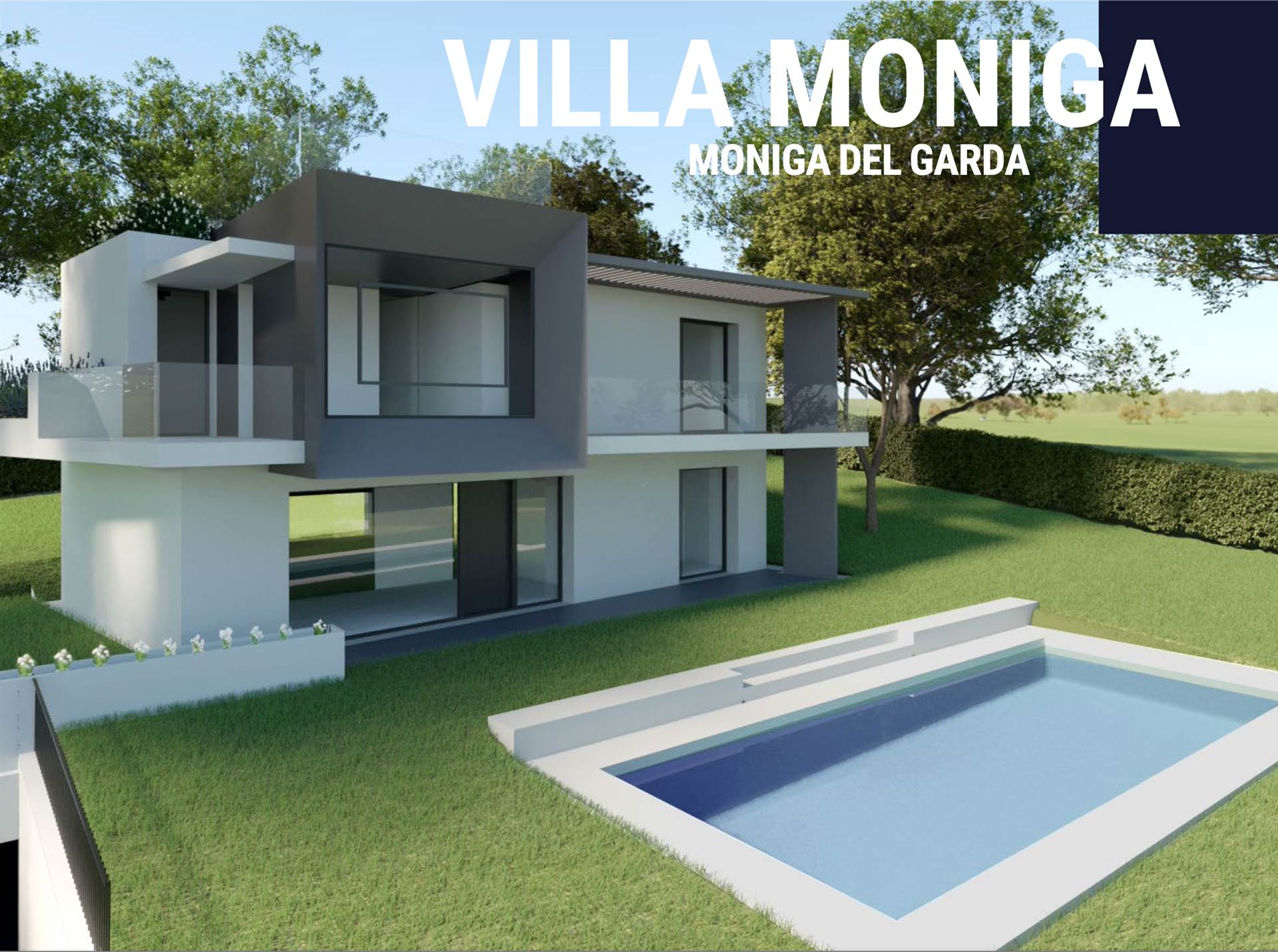 MONIGA DEL GARDA, Villa zu verkaufen von 190 Qm, Neubau, Heizung Bodenheizung, Energie-klasse: A+, Epi: 1 kwh/m2 jahr, am boden Land, 