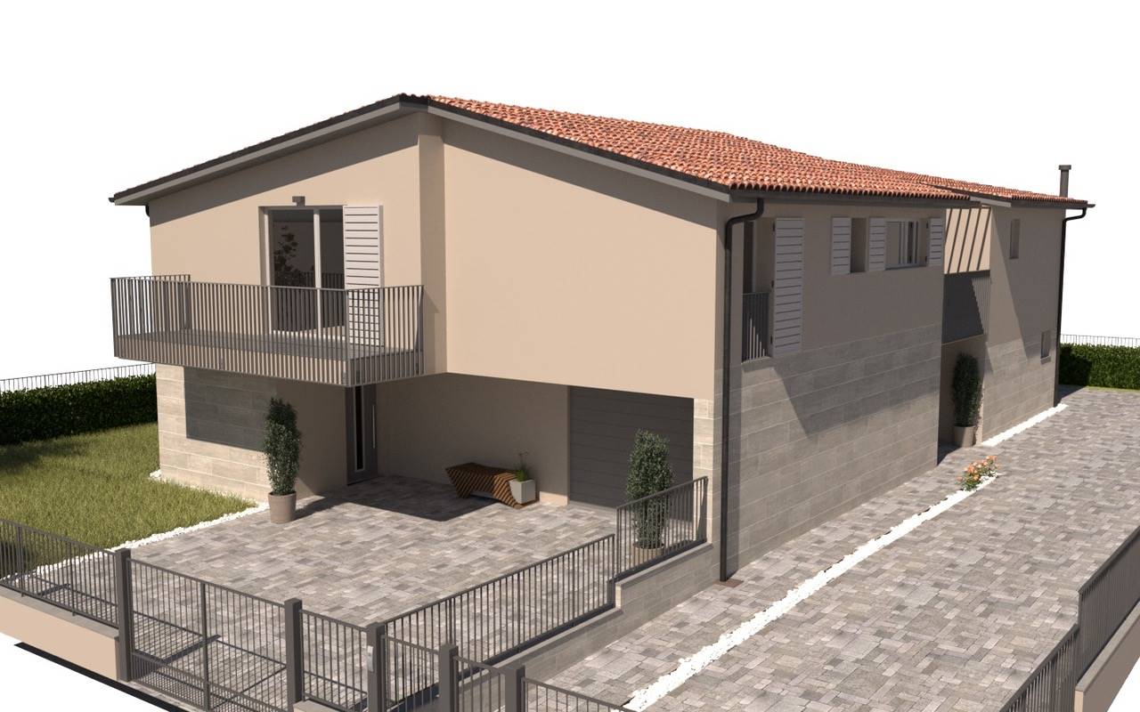 Bifamiliare in nuova costruzione in zona Pianello Vallesina a Monte Roberto