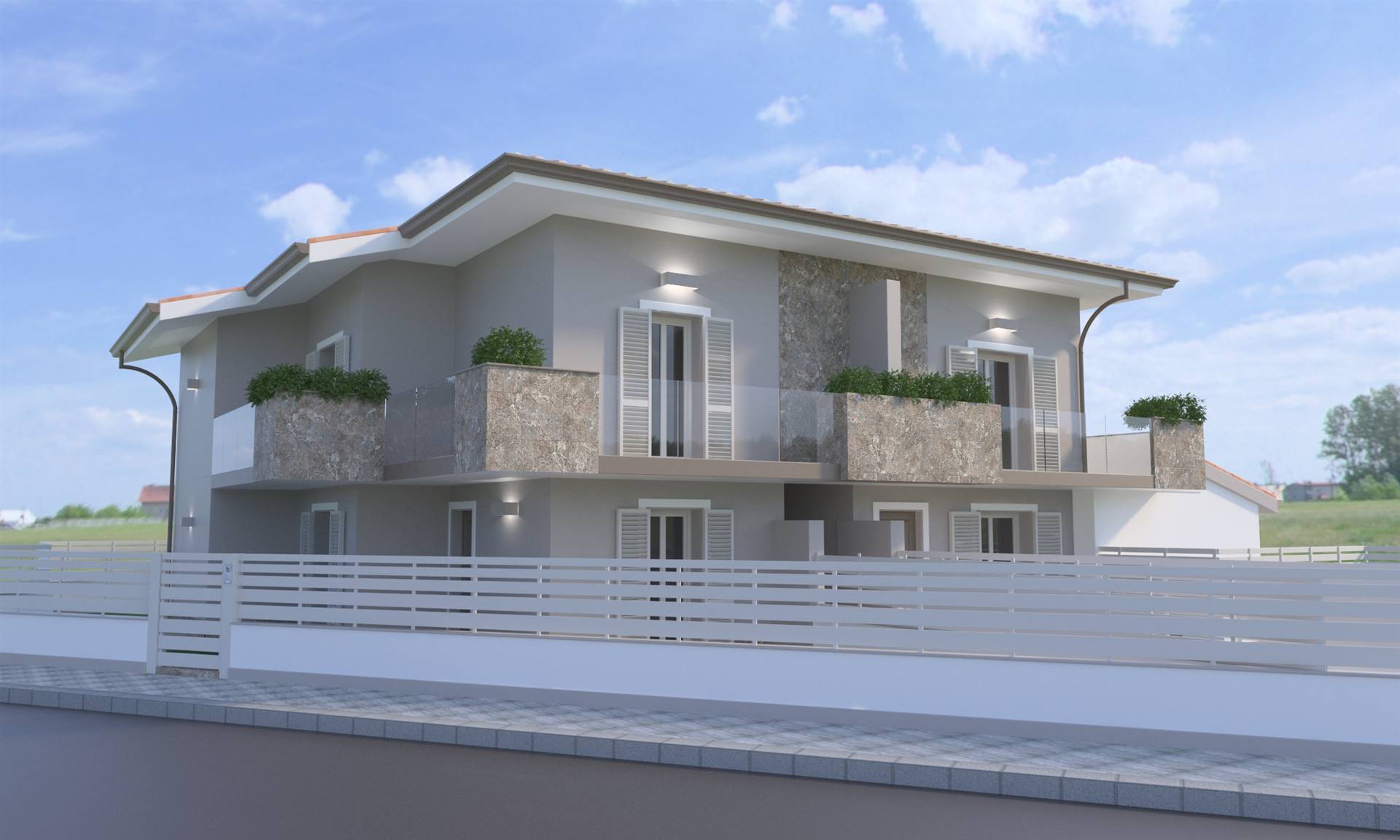 LA VILLA, CAMPI BISENZIO, Apartment for sale of 80 Sq. mt., New construction, Heating Individual heating system, Energetic class: A+, placed at 1° on 