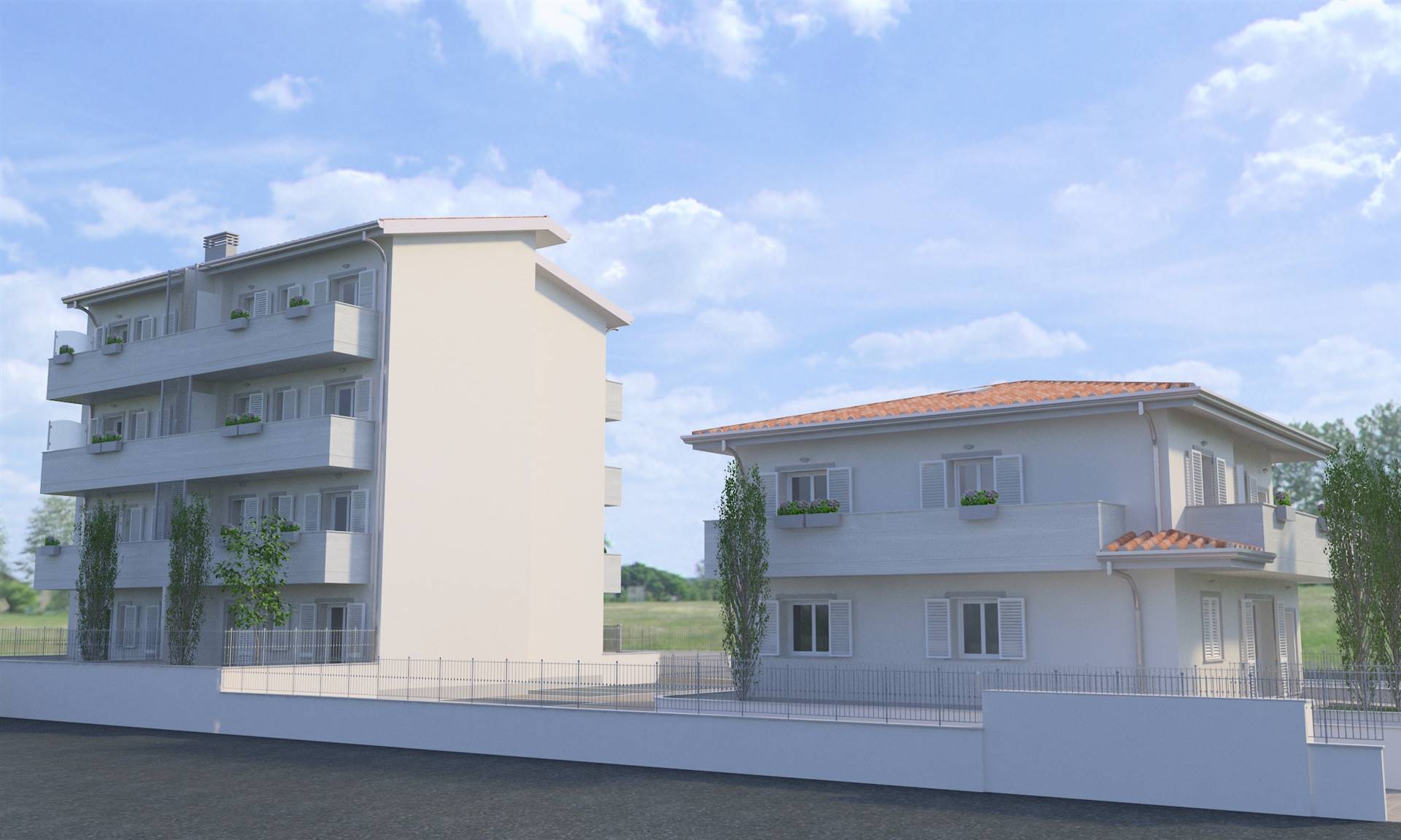 SAN LORENZO, CAMPI BISENZIO, Apartment for sale of 75 Sq. mt., New construction, Heating Individual heating system, placed at 1° on 3, composed by: 3.