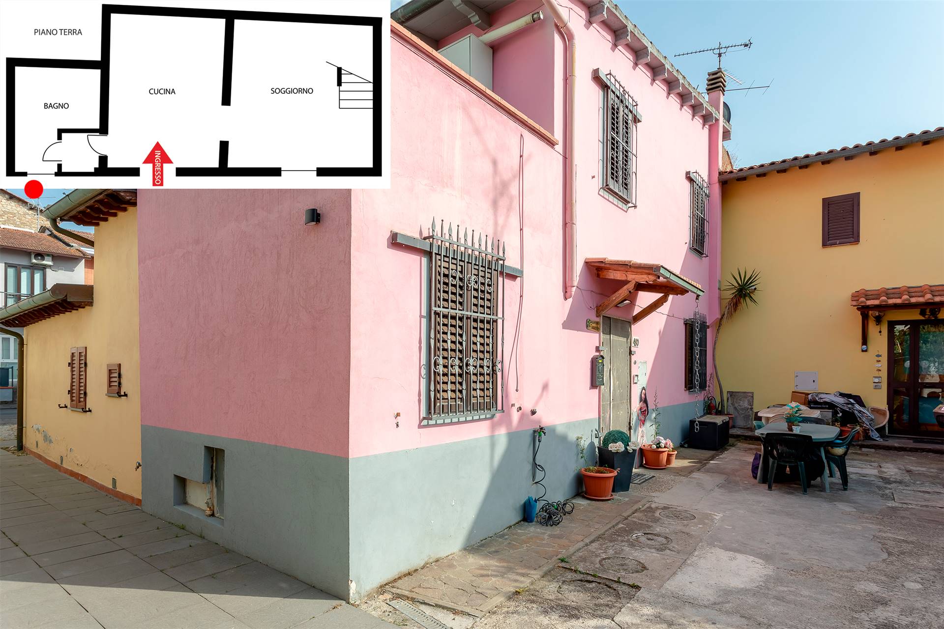 SAN GIORGIO A COLONICA, PRATO, Terraced house for sale of 101 Sq. mt., Excellent Condition, Heating Individual heating system, Energetic class: G, placed at Ground on 1, composed by: 4.5 Rooms, 