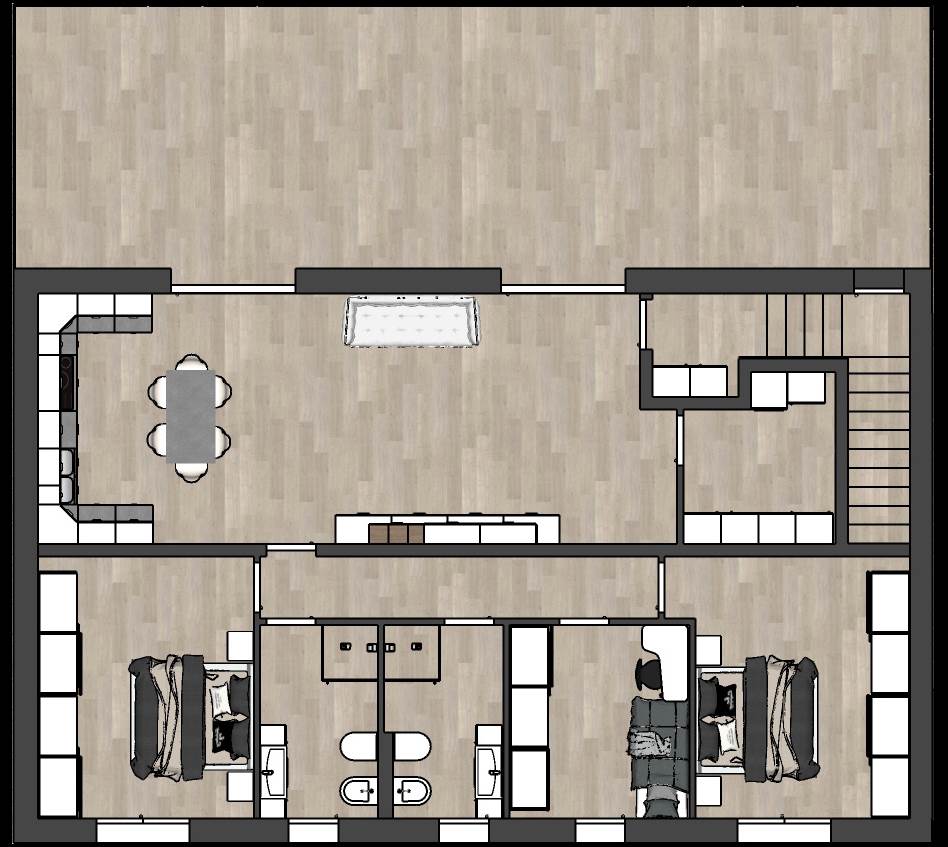 In contesto signorile a Paese, proponiamo in vendita un elegante appartamento di 140 mq situato al primo piano, con classe energetica A4. L'immobile 
