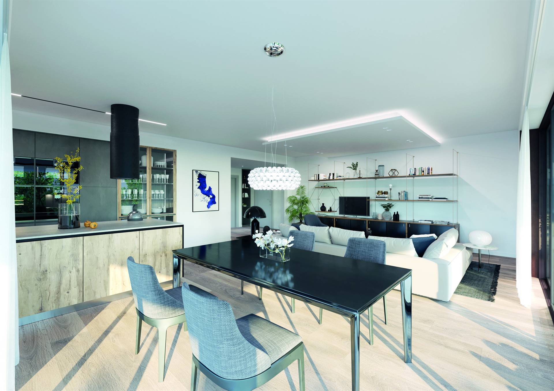 Nuovo appartamento tricamere in quartiere verde di Padova con terrazzo abitabile e zona giorno di 40 mq