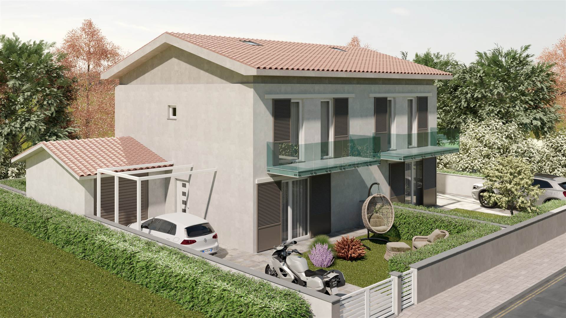 NAVACCHIO, CASCINA, Duplex villa for sale of 130 Sq. mt., Energetic class: A+, Epi: 100 kwh/m2 year, placed at Ground on 1, composed by: 5 Rooms, 