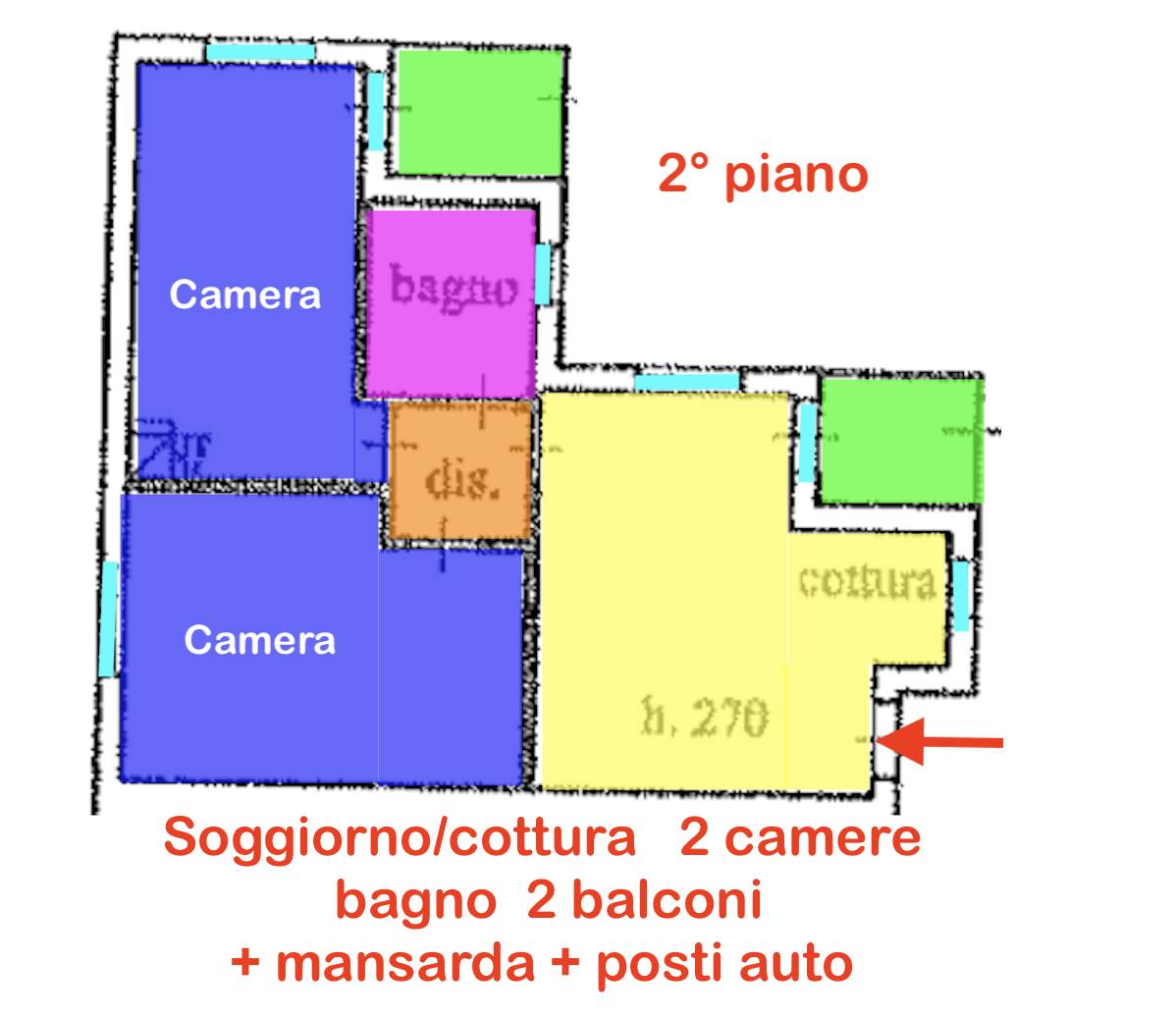 Appartamento in vendita a Pisa Oratoio