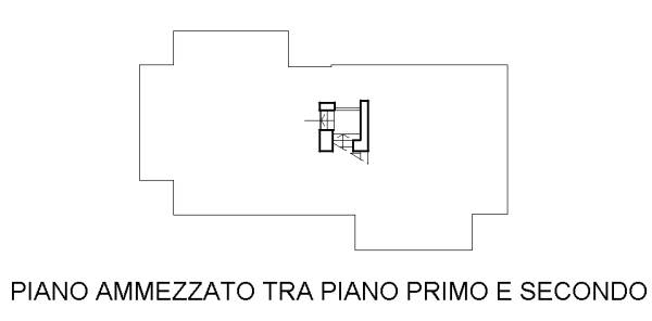 Planimetria piano ammezzato