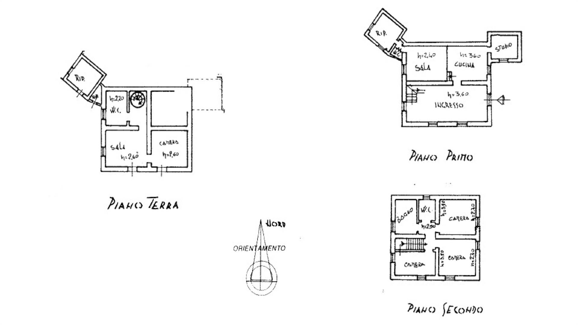 Planimetria casale - Farmhouse plan