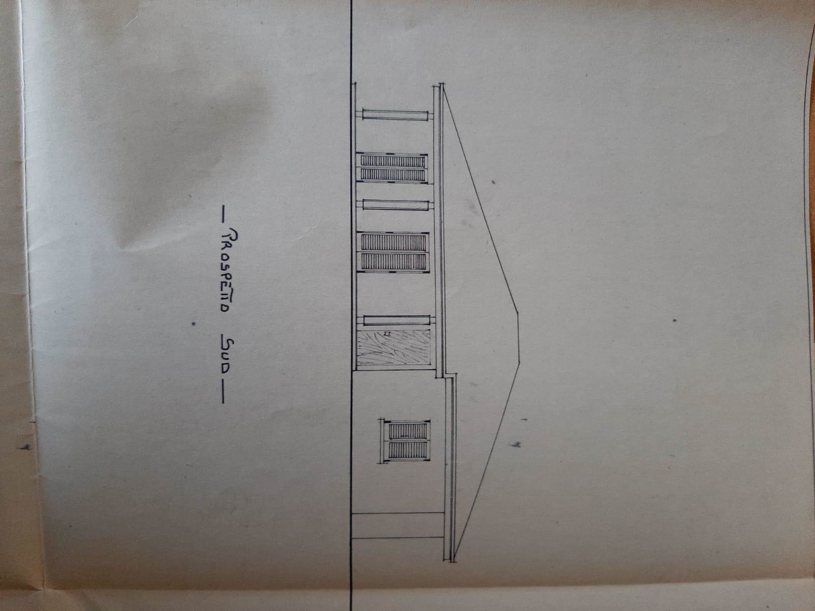 disegno casa prospetto  