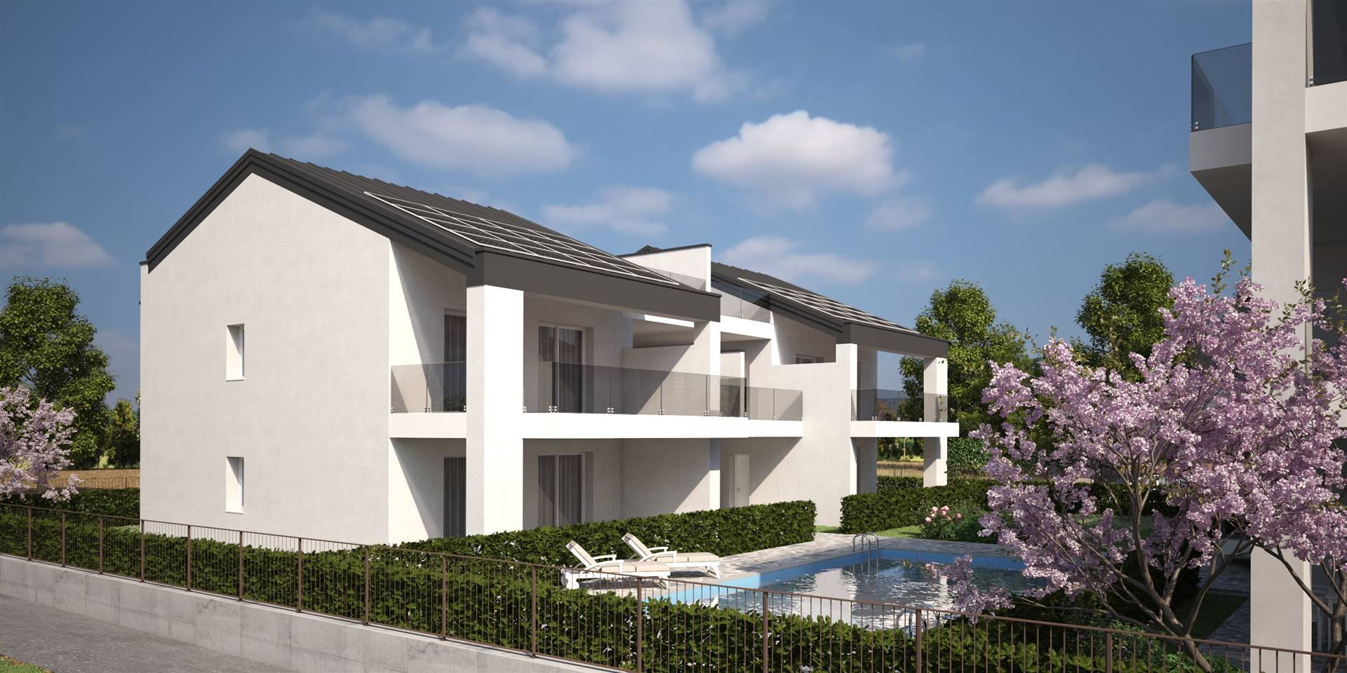 SAN BENEDETTO, PESCHIERA DEL GARDA, Apartment for sale of 198 Sq. mt., New construction, Heating To floor, placed at 1° on 2, composed by: 4 Rooms, Show cooking, , 2 Bedrooms, 2 Bathrooms, Elevator, 